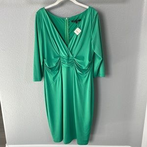 David Meister Green Cocktail Dress